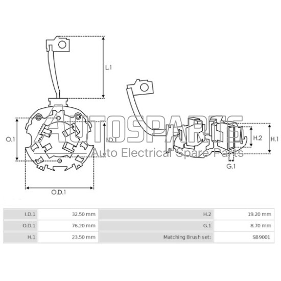 77313.1 - GEBE, ΨΥΚΤΡΟΘΗΚΗ ΜΙΖΑΣ VISTEON 12V (FX75) FORD 4 ΚΑΡΒΟΥΝΑ