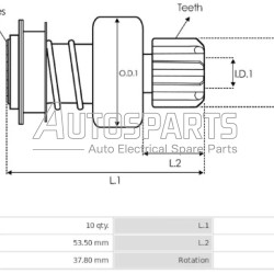 136796 - CARGO, ΓΡΑΝΑΖΙ 10Δ 40Δ DENSO TOYOTA D-4D 