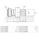 1006209538 - BOSCH, ΓΡΑΝΑΖΙ 10Δ BOSCH FIAT, MERCEDES, OPEL, PEUGEOT