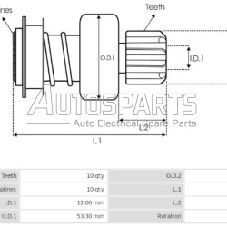 131434 - CARGO, ΓΡΑΝΑΖΙ 10Δ BOSCH FORD ESCORT, FIESTA DIESEL