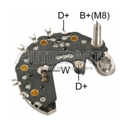 RP-14 - MOBILETRON, ΑΝΟΡΘΩΣΗ ΔΥΝΑΜΟΥ VALEO 107mm 50Amp