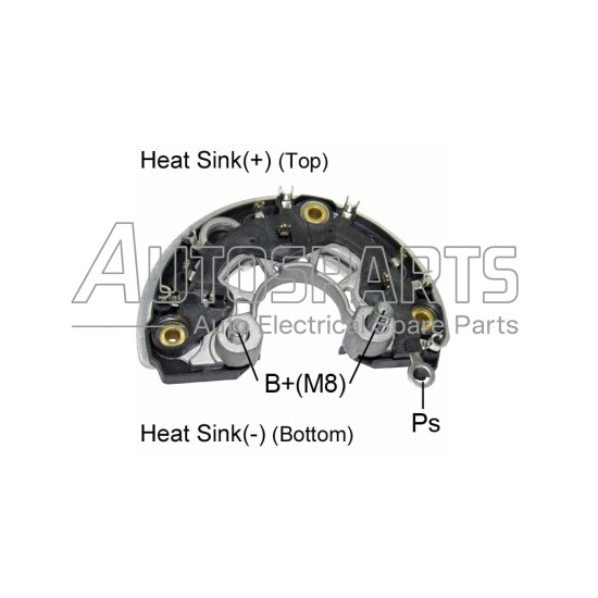 F00M133276 - BOSCH, ΑΝΟΡΘΩΣΗ ΔΥΝΑΜΟΥ BOSCH 130mm 70Amp