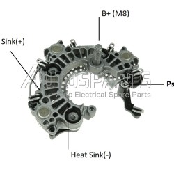 F00M599451 - BOSCH, ΑΝΟΡΘΩΣΗ ΔΥΝΑΜΟΥ BOSCH 127mm 65Amp