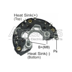 F00M133224 - BOSCH, ΑΝΟΡΘΩΣΗ ΔΥΝΑΜΟΥ BOSCH 120mm 50Amp