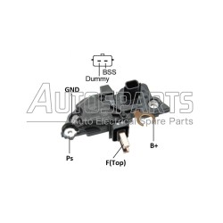 F00M144131 - BOSCH, ΑΥΤΟΜΑΤΟΣ ΔΥΝΑΜΟΥ BOSCH 14V RENAULT 