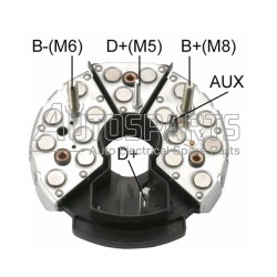1.6551.1 - GEBE, ΑΝΟΡΘΩΣΗ ΔΥΝΑΜΟΥ BOSCH 145mm 50Amp