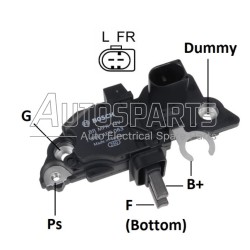 1986AE0063 - BOSCH, ΑΥΤΟΜΑΤΟΣ ΔΥΝΑΜΟΥ BOSCH 14V VW GROUP 