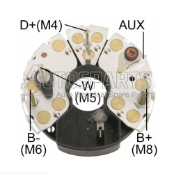 1.6546.1 - GEBE, ΑΝΟΡΘΩΣΗ ΔΥΝΑΜΟΥ BOSCH 120mm 50Amp