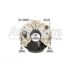 1.6546.1 - GEBE, ΑΝΟΡΘΩΣΗ ΔΥΝΑΜΟΥ BOSCH 120mm 50Amp